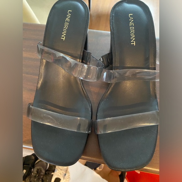 BNWT Mules with clear straps - Picture 3 of 7